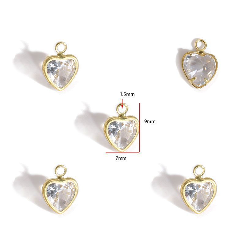 5PCS Crystal Collection Jewelry Making Findings Charm