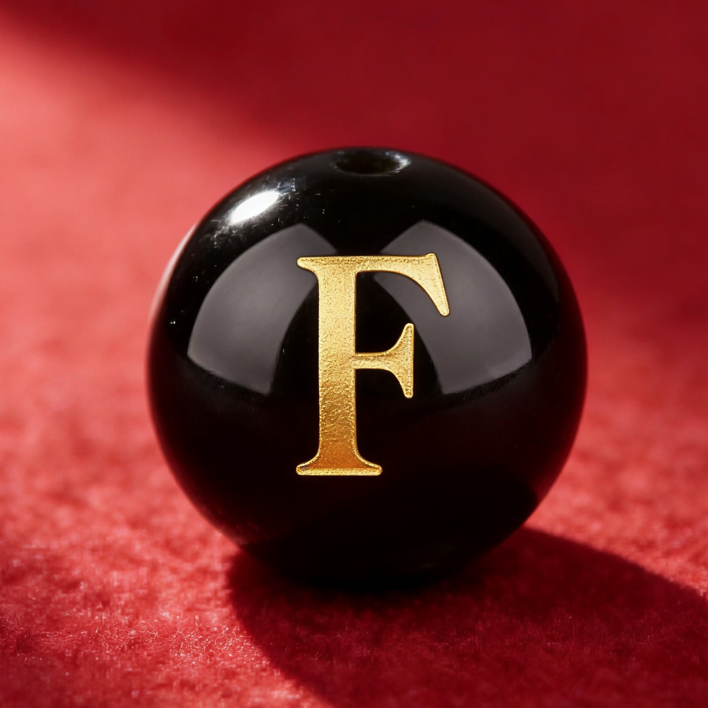 Natural Red Agate Beads - 26 Alphabet Loose Beads for Engraving Customization DIY