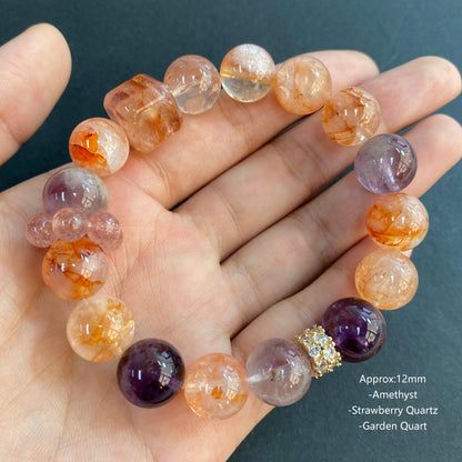 Natural Designer Healing Crystal Bracelet Mutiple Styles