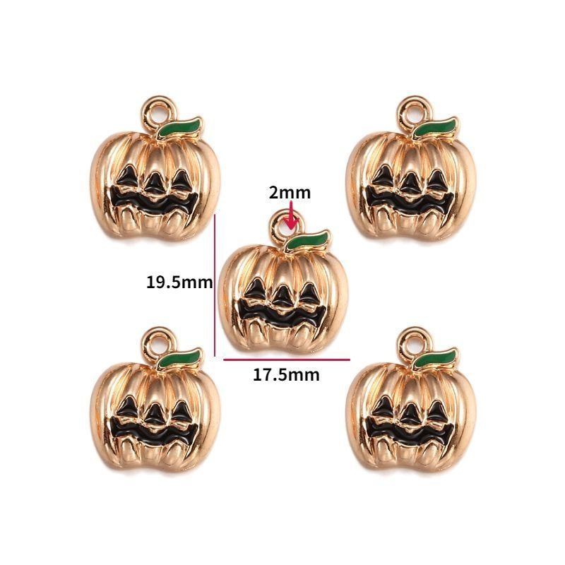 5PCS Halloween Style Theme Jewelry Making Findings Charm #3