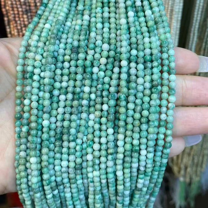 Jadeite Tiny Smooth Round Beads 2mm 3mm 4mm