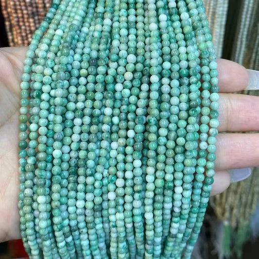 Jadeite Tiny Smooth Round Beads 2mm 3mm 4mm