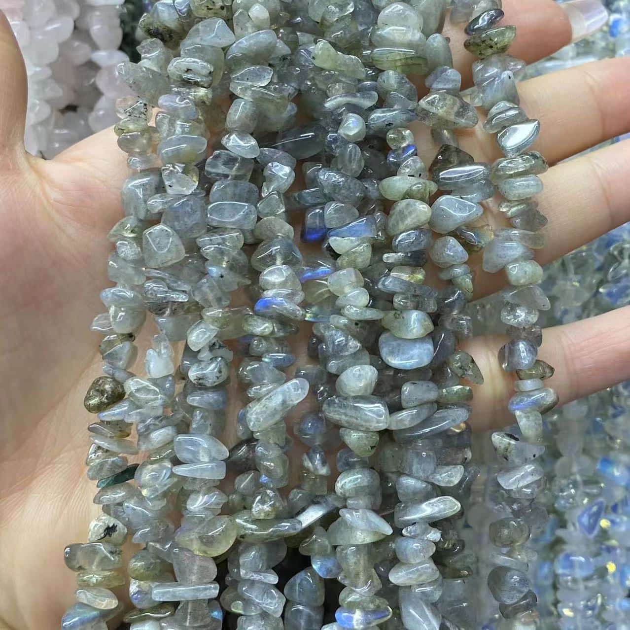 Freeform Chip Beads 3-8mm Gemstone/Quartz/Jasper/Agate