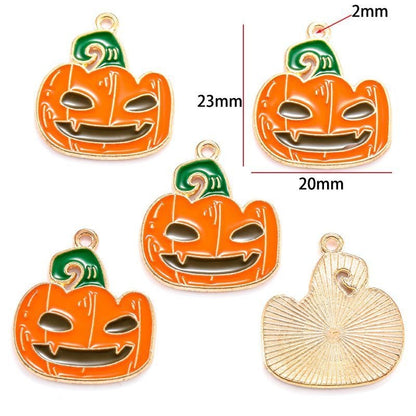 5PCS Halloween Style Theme Jewelry Making Findings Charm #3