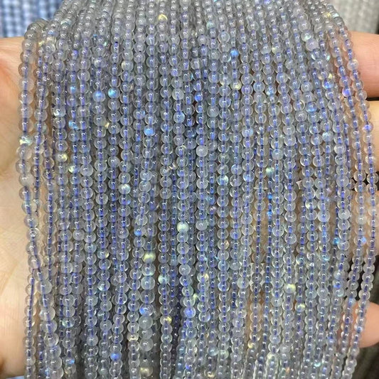 2mm 3mm 4mm Round Labradorite Beads