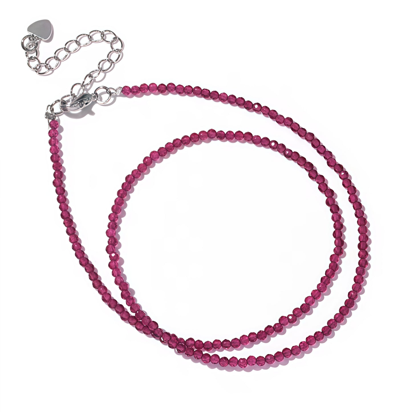 2mm Shining Beads Stone Necklace Choker Jewelry