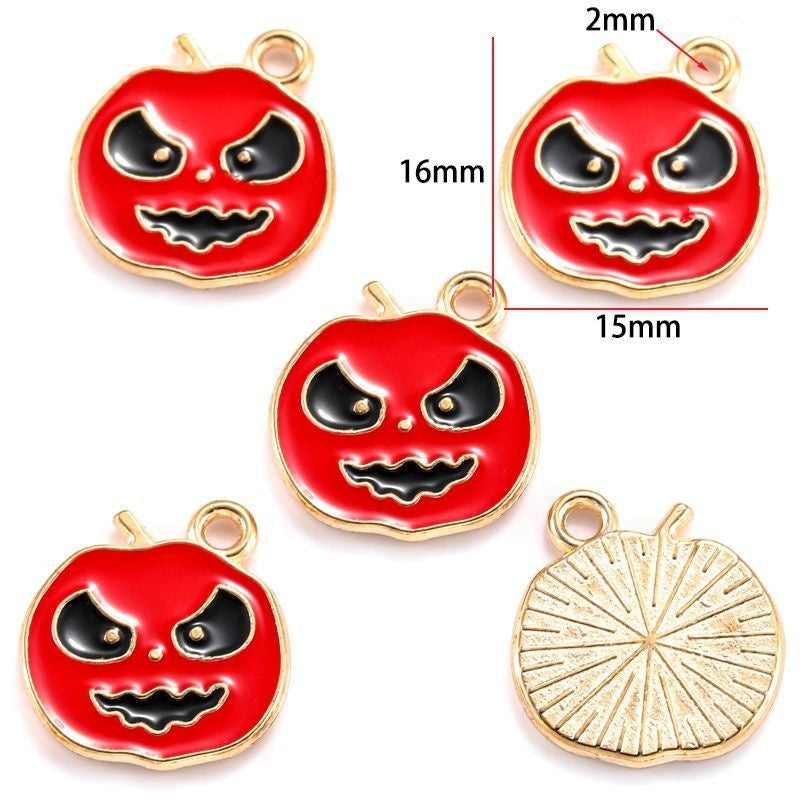 5PCS Halloween Style Theme Jewelry Making Findings Charm #3
