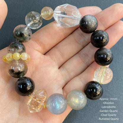 Natural Designer Healing Crystal Bracelet Mutiple Styles