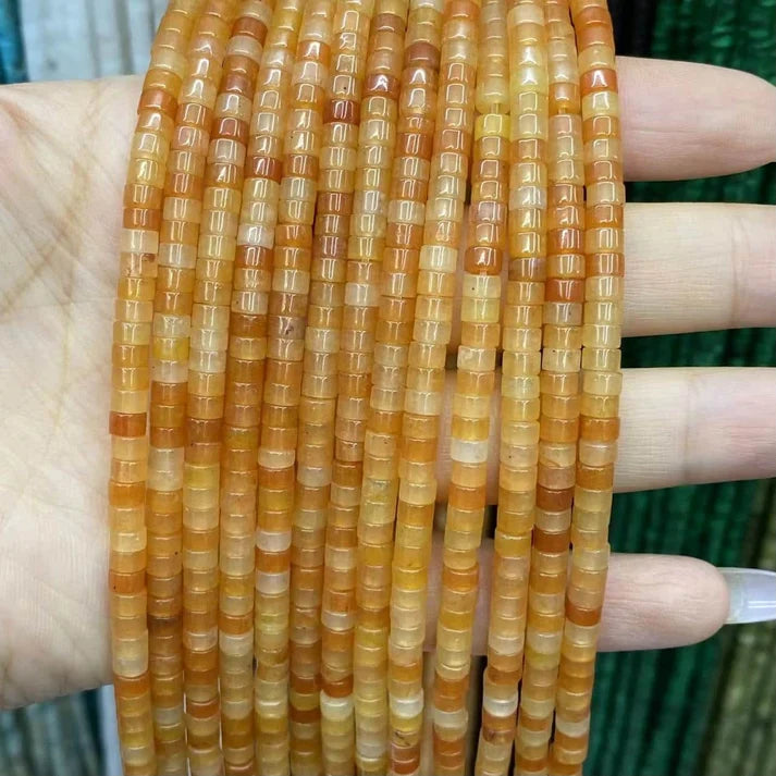 Heshi Shape Aventurine Beads