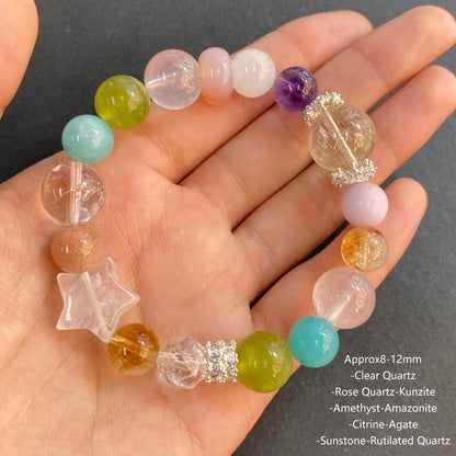 Natural Designer Healing Crystal Bracelet Mutiple Styles