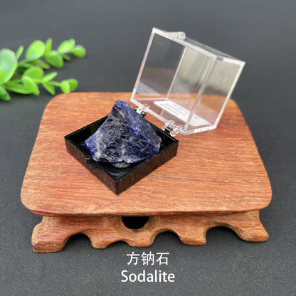 Micro Mineral Box Raw Crystal GemstoneCollection Box