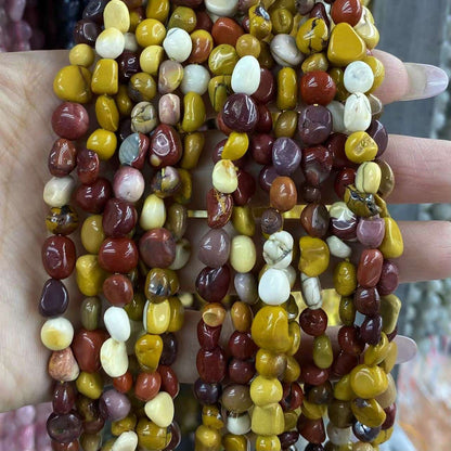 Irregular Smooth Beads 6-8mm Gemstone/Quartz/Jasper/Agate