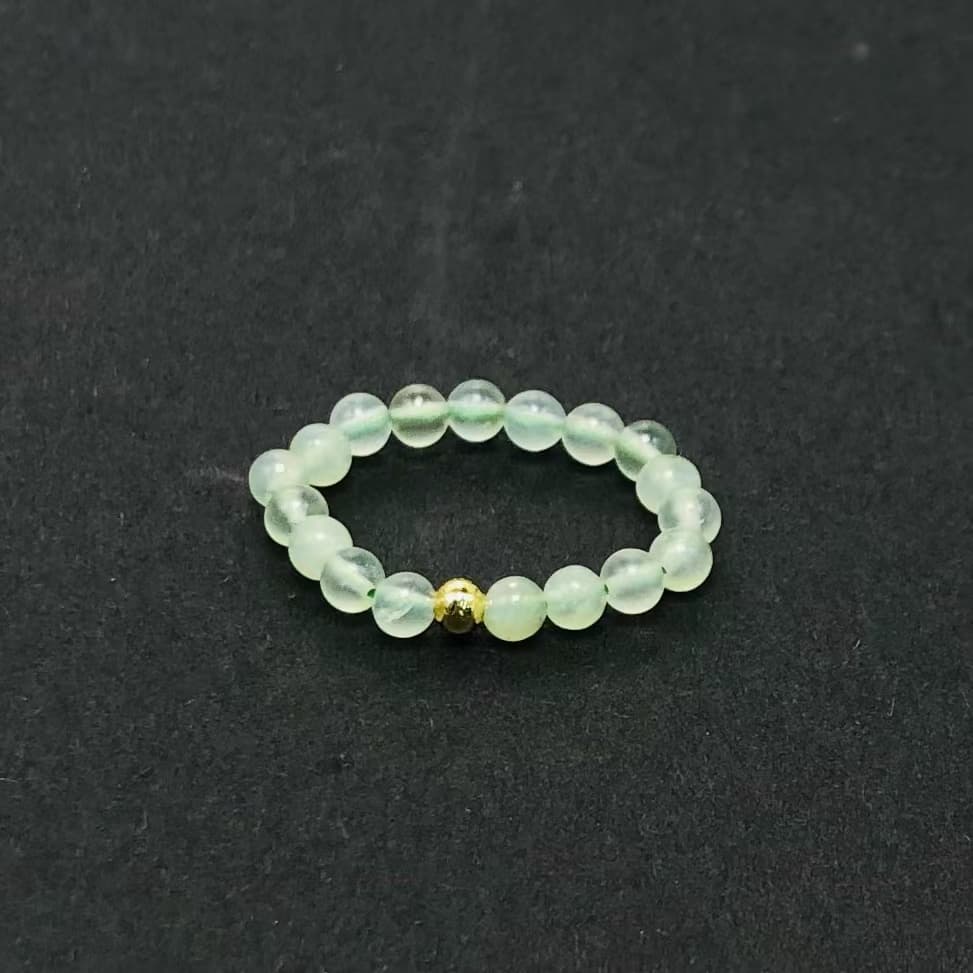 3mm Multi Round Bead Ring Elastic Rings Stackable