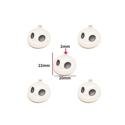 5PCS Halloween Style Theme Jewelry Making Findings Charm #1
