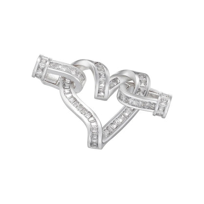 1 Pcs Hooks Accesories Supplies Brass Cubic Zirconia Connectors