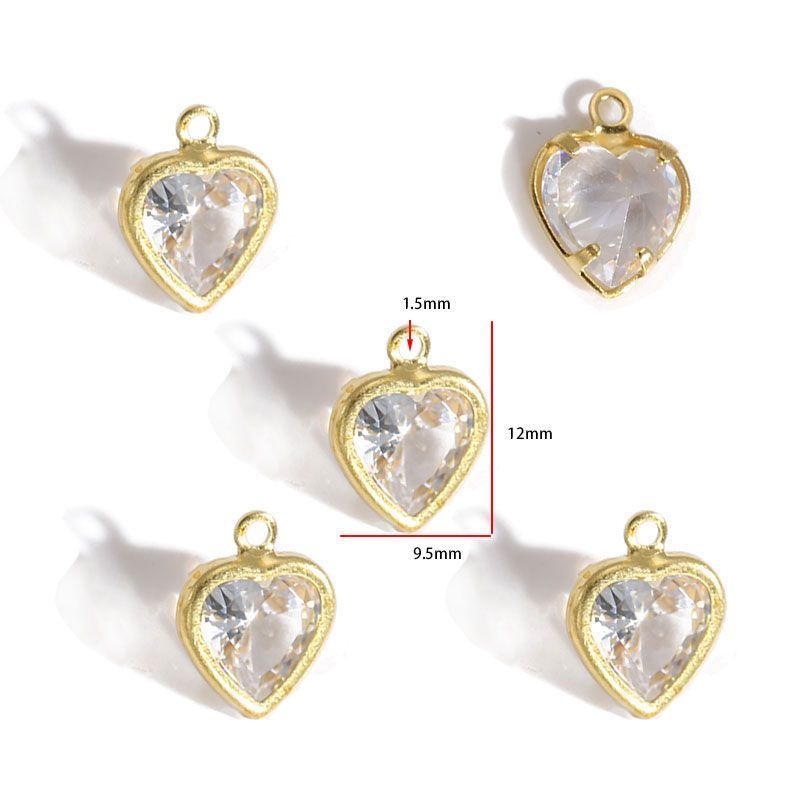 5PCS Crystal Collection Jewelry Making Findings Charm