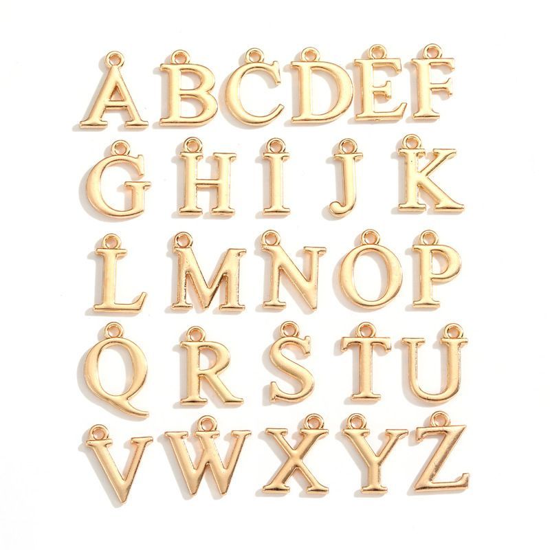 Alphabet Set Jewelry Making Findings Charm