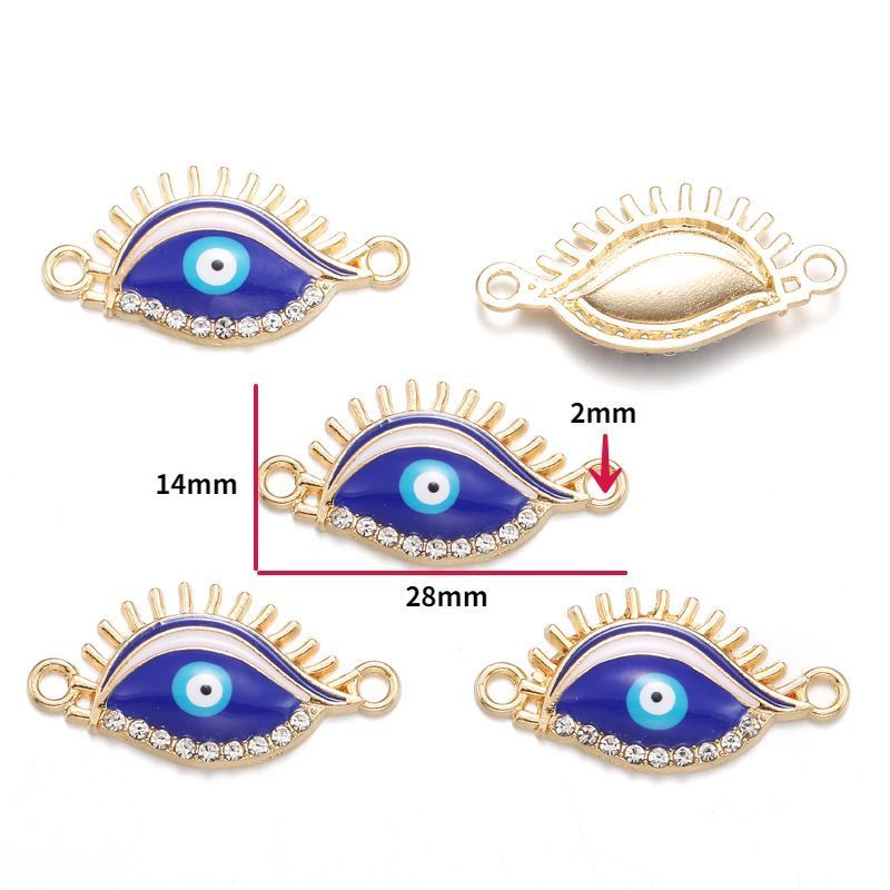 Evil Eyes Spacer Jewelry Making Findings for All Use