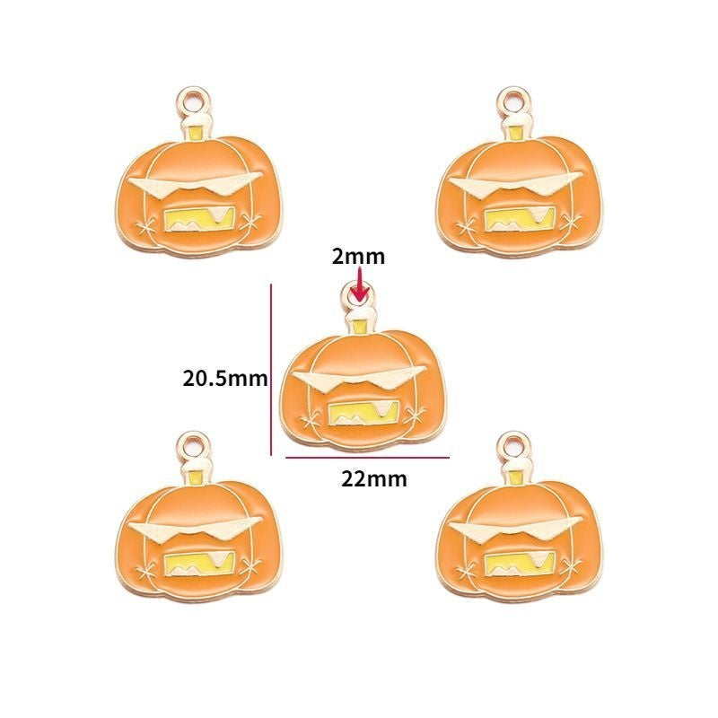 5PCS Halloween Style Theme Jewelry Making Findings Charm #3