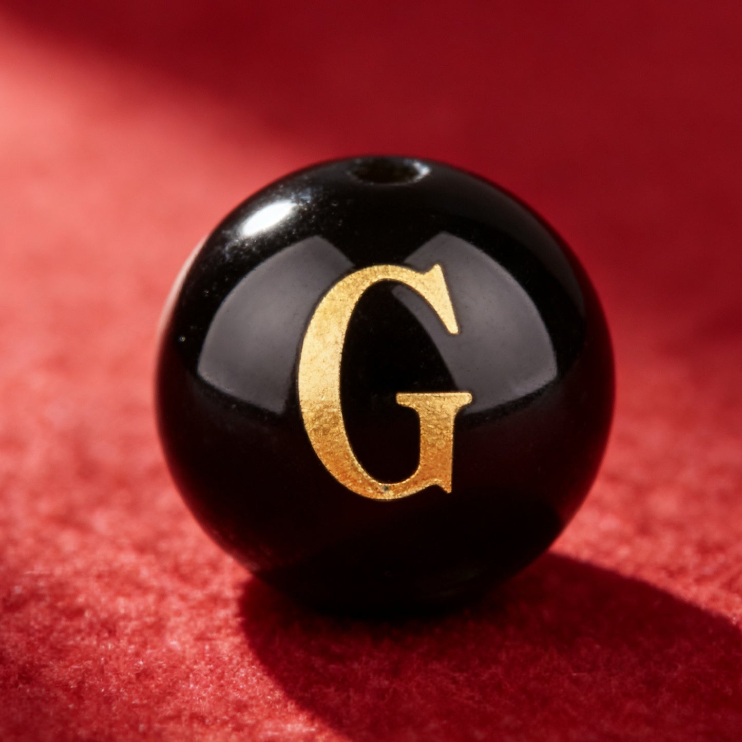 Natural Red Agate Beads - 26 Alphabet Loose Beads for Engraving Customization DIY