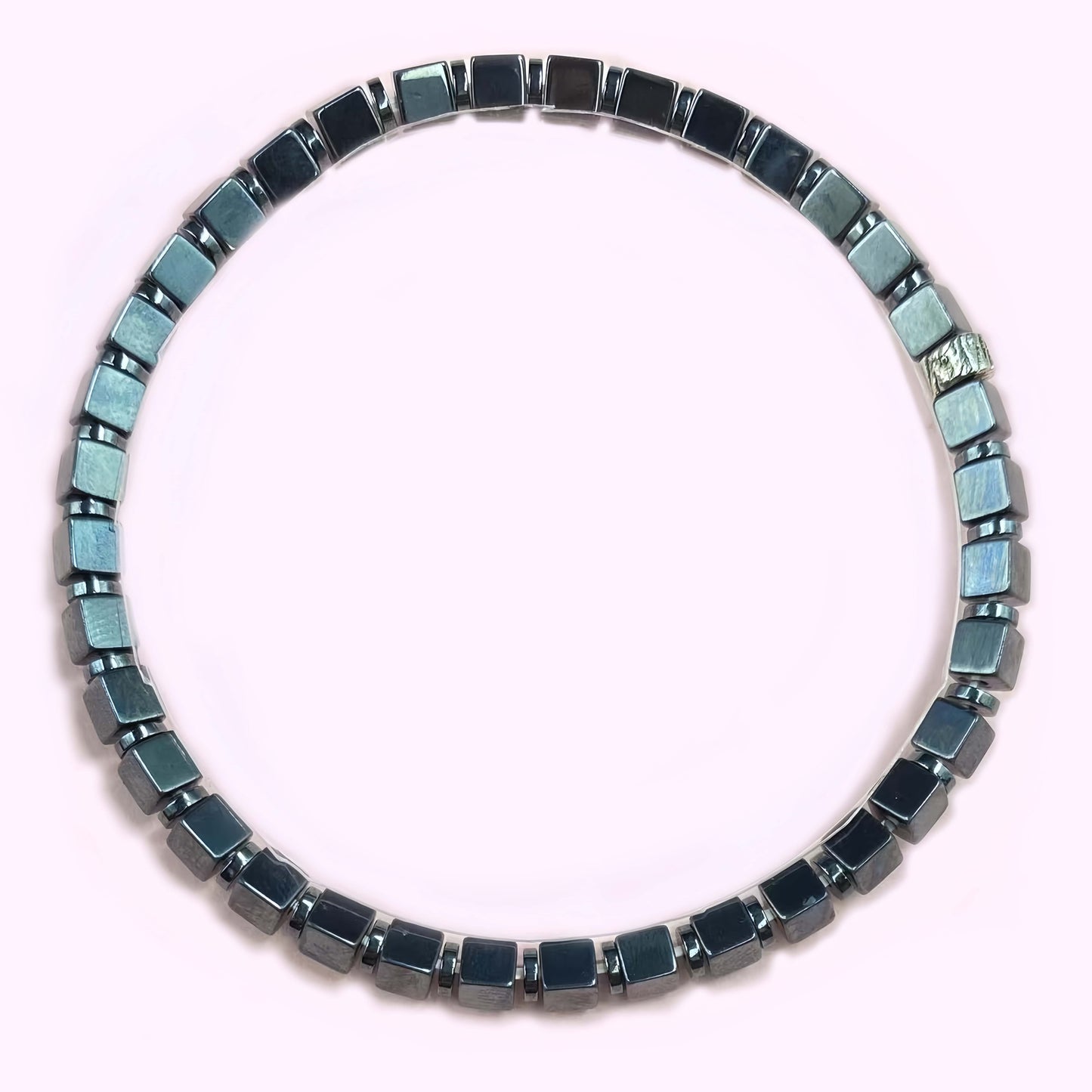 Cube Hematite for Weight Loss Crystal Bracelet