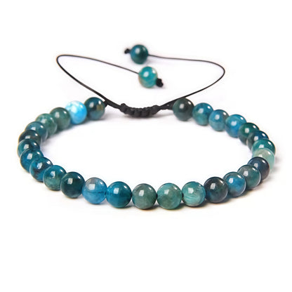 Beads Bracelet Adjustable Rope String Braided Bracelets 4mm 6mm 8mm