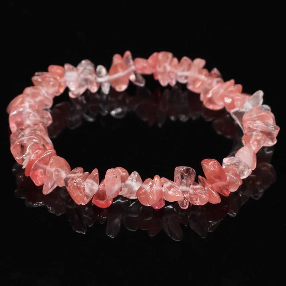 Chip Bead Stretch Bracelet 7.5inch