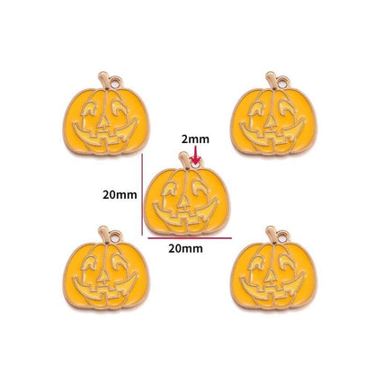 5PCS Halloween Style Theme Jewelry Making Findings Charm #1