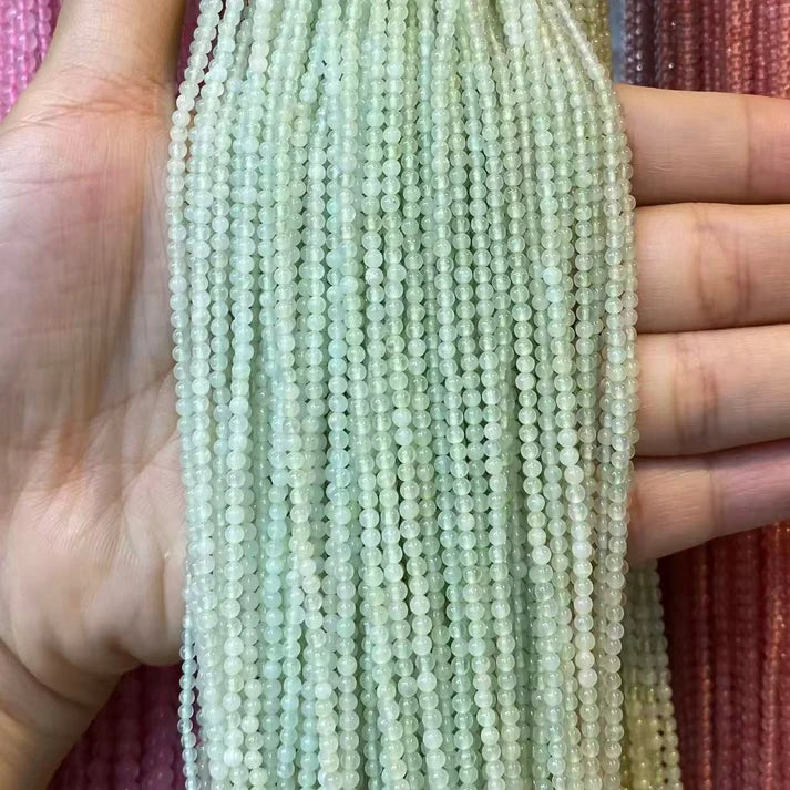New Jade Tiny Smooth Round Beads 2mm 3mm 4mm