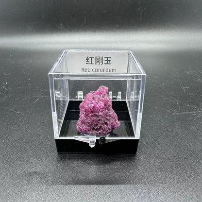 Micro Mineral Box Raw Crystal GemstoneCollection Box