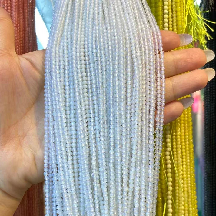Opalite Tiny Smooth Round Beads 2mm 3mm 4mm