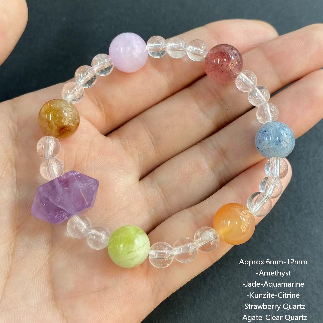 Natural Designer Healing Crystal Bracelet Mutiple Styles