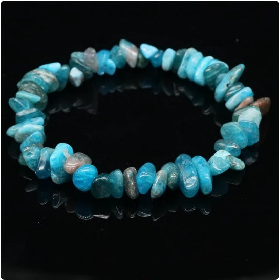 Chip Bead Stretch Bracelet 7.5inch