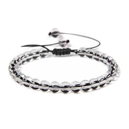 Beads Bracelet Adjustable Rope String Braided Bracelets 4mm 6mm 8mm
