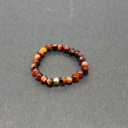 3mm Multi Round Bead Ring Elastic Rings Stackable