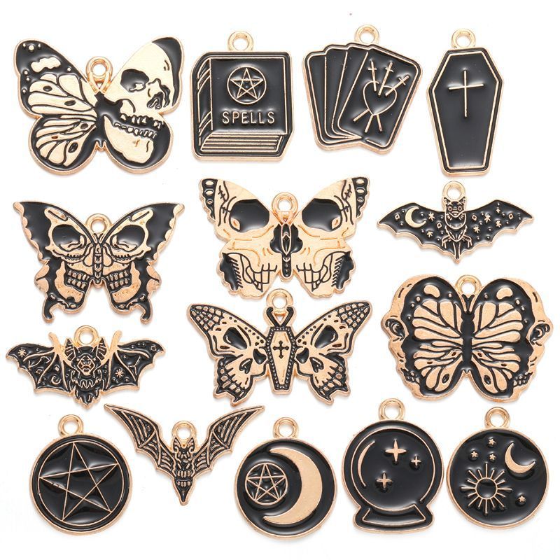 Gothic Black Theme Collection Jewelry Making Findings Charm