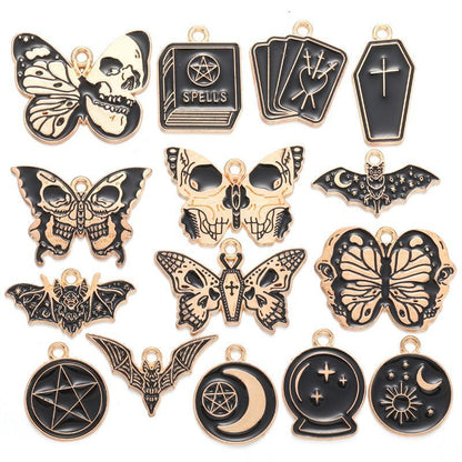 Gothic Black Theme Collection Jewelry Making Findings Charm