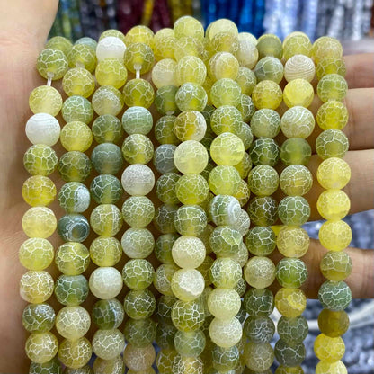 #1 Round Aagte Beads 6mm/8mm/10mm/12mm