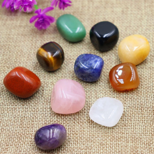 Natural Tumble Stone 10Pcs Set