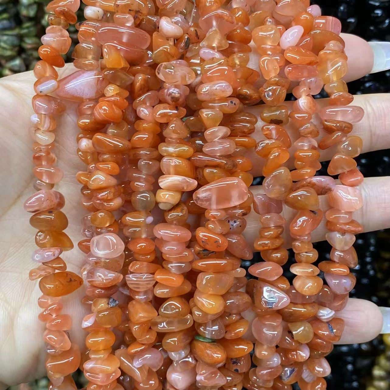 Freeform Chip Beads 3-8mm Gemstone/Quartz/Jasper/Agate