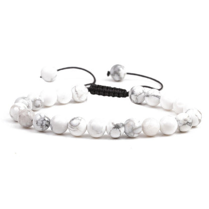Beads Bracelet Adjustable Rope String Braided Bracelets 4mm 6mm 8mm