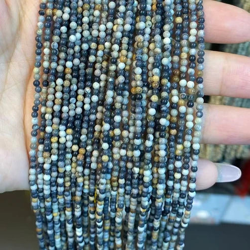 Picasso Jasper Tiny Smooth Round Beads 2mm 3mm 4mm