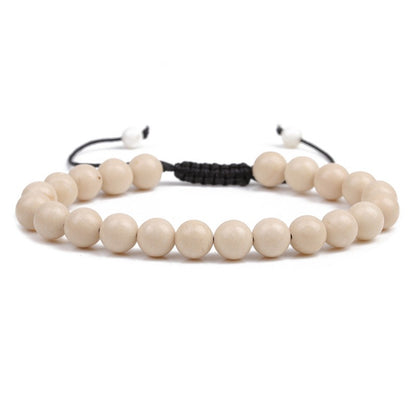 Beads Bracelet Adjustable Rope String Braided Bracelets 4mm 6mm 8mm