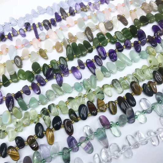 Chips Beads 7x14mm Gemstone/Quartz/Crystal/Aagte