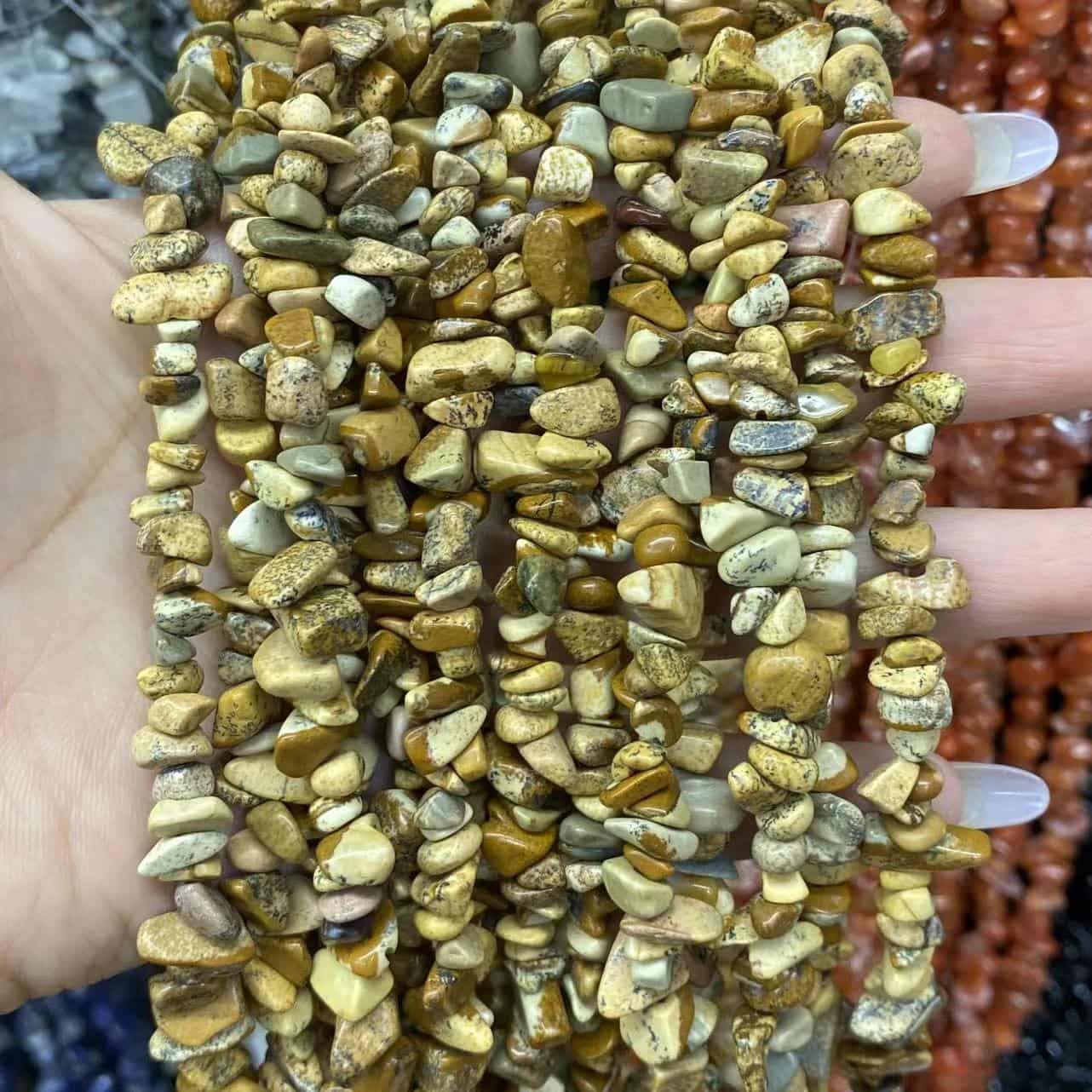 Freeform Chip Beads 3-8mm Gemstone/Quartz/Jasper/Agate