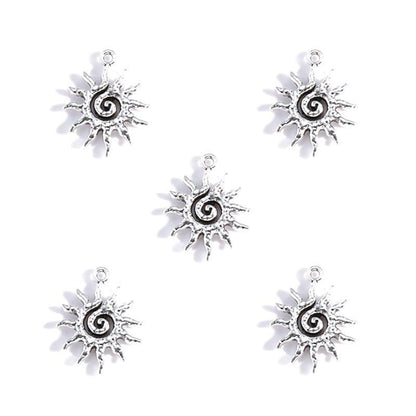 5 PCS Sun Style Jewelry Making Findings Charm Multi Sizes