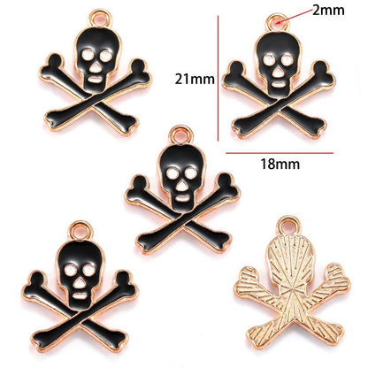 5PCS Halloween Style Theme Jewelry Making Findings Charm #2