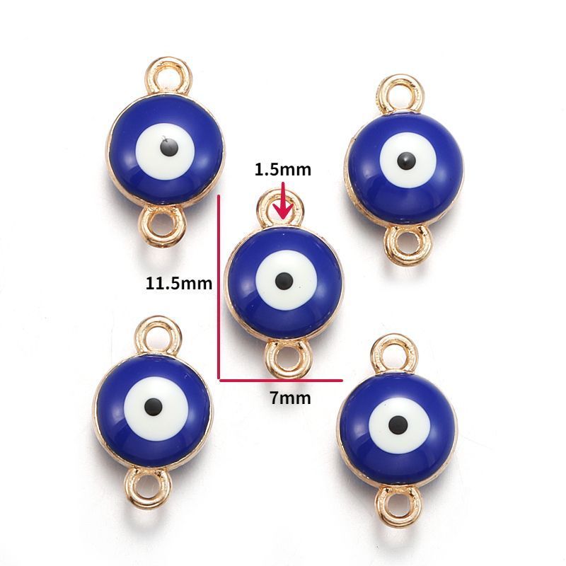 Evil Eyes Spacer Jewelry Making Findings for All Use