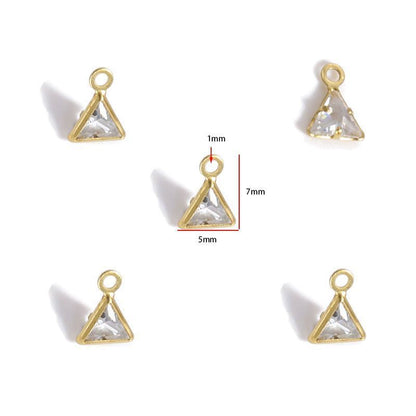 5PCS Crystal Collection Jewelry Making Findings Charm