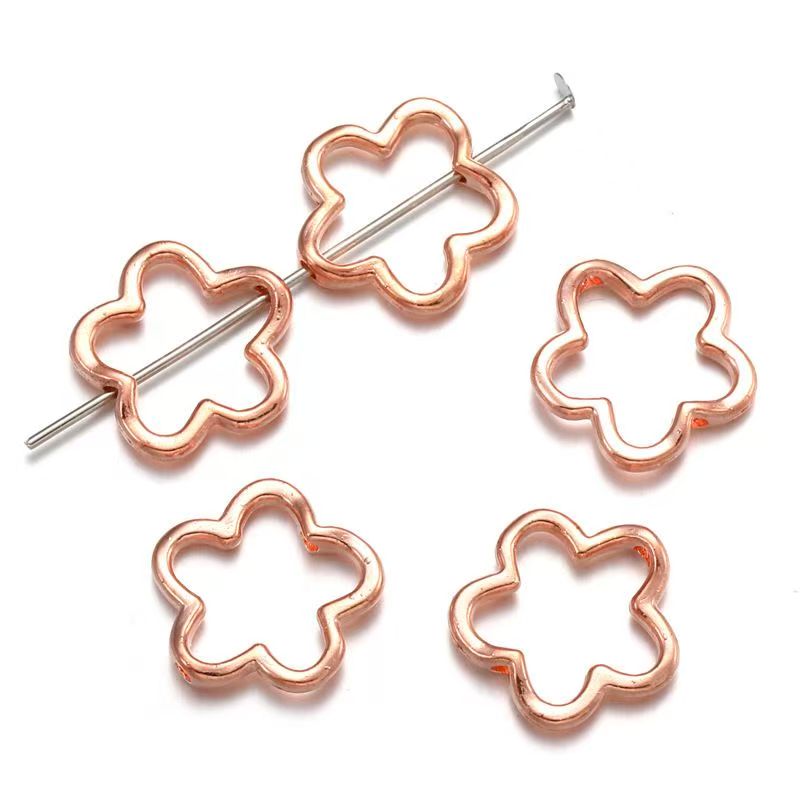 20PCS Flower Jewelry Making Findings Connector 15x15mm